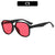 Retro-inspirierte übergroße Sonnenbrille