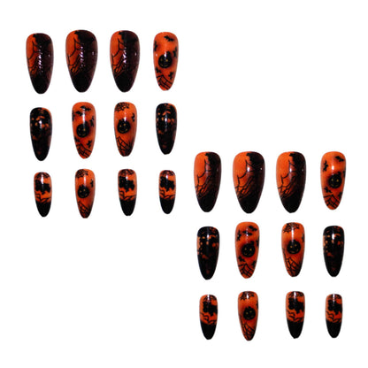 Halloween-Themen Dekorative Press-On Nagelkunst Brehn