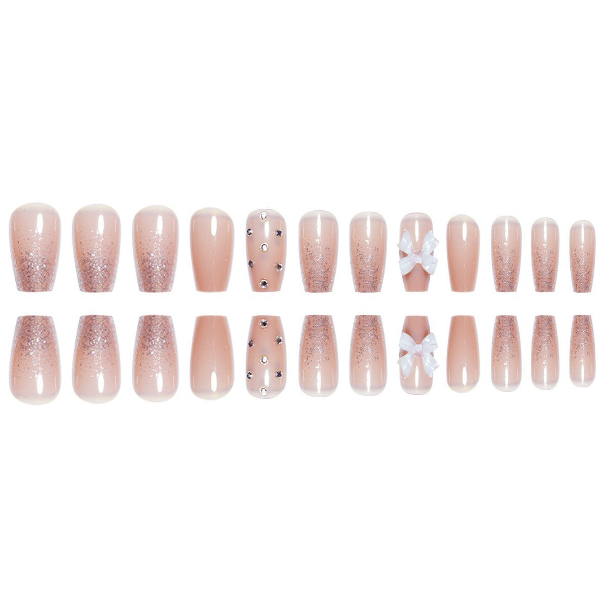 Elegante Press-On Nail Art Extensions Brehn