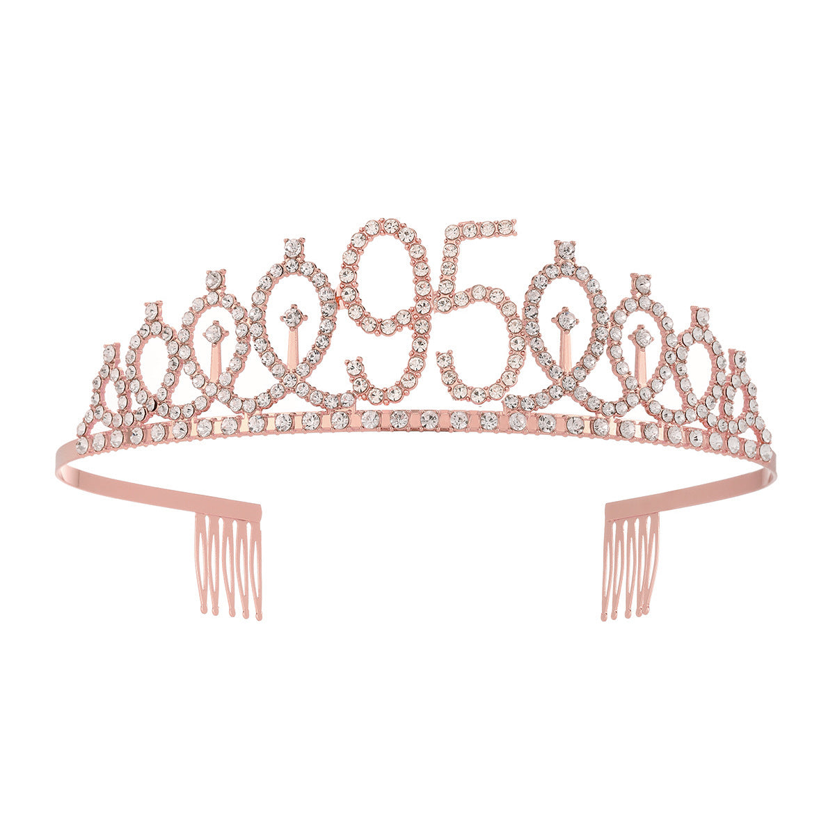Damen Kristallverzierte Tiara mit elegantem Design Brehn