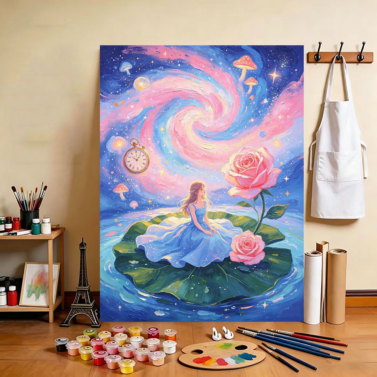 Traumhafte himmlische Malerei Leinwand Kunst Brehn