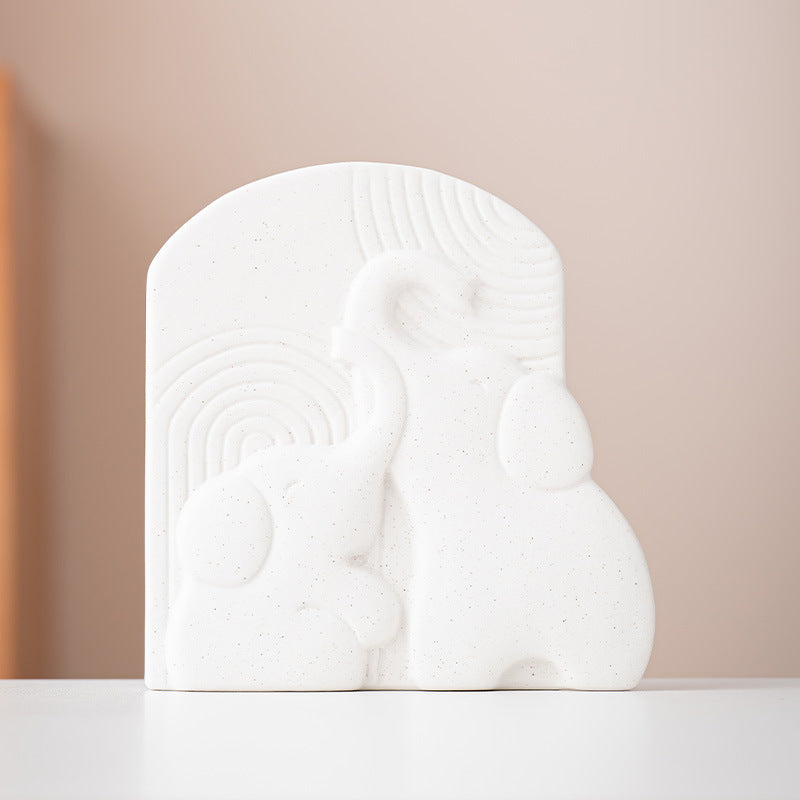 Künstlerische Elefantenförmige Dekorative Skulptur