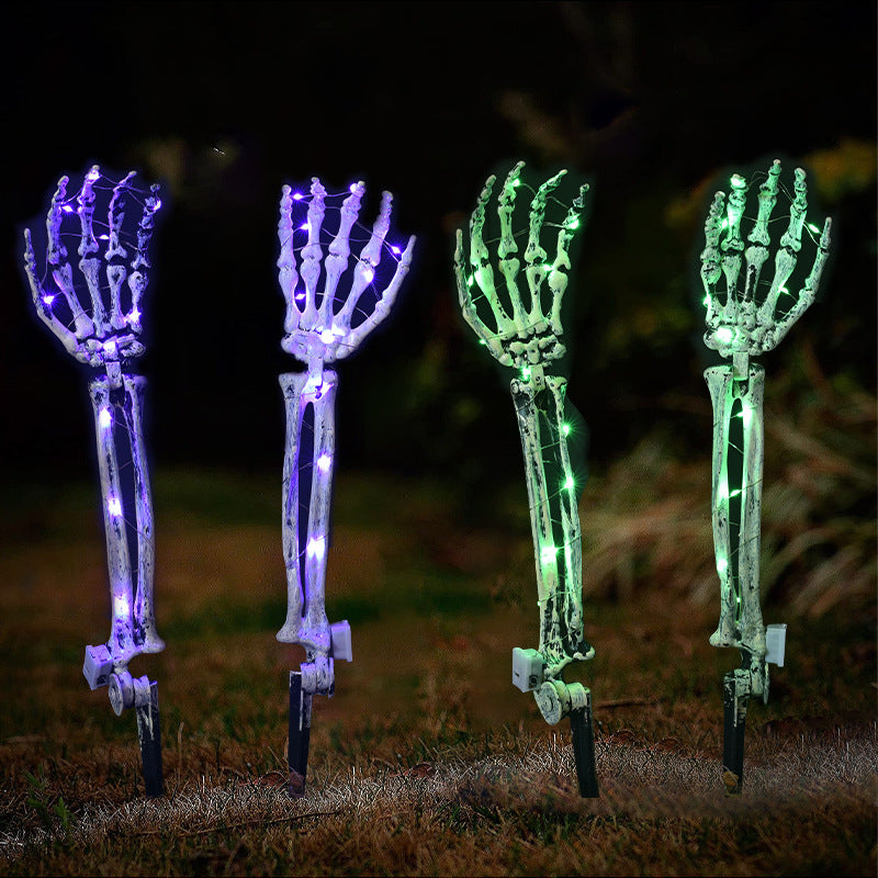 Dekorativer Skelett-Hand Gartenstecker Brehn