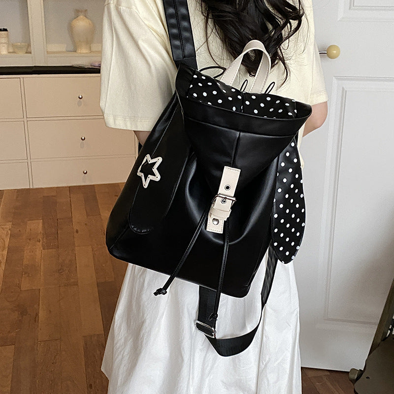 Trendiger Polka Dot Rucksack Brehn