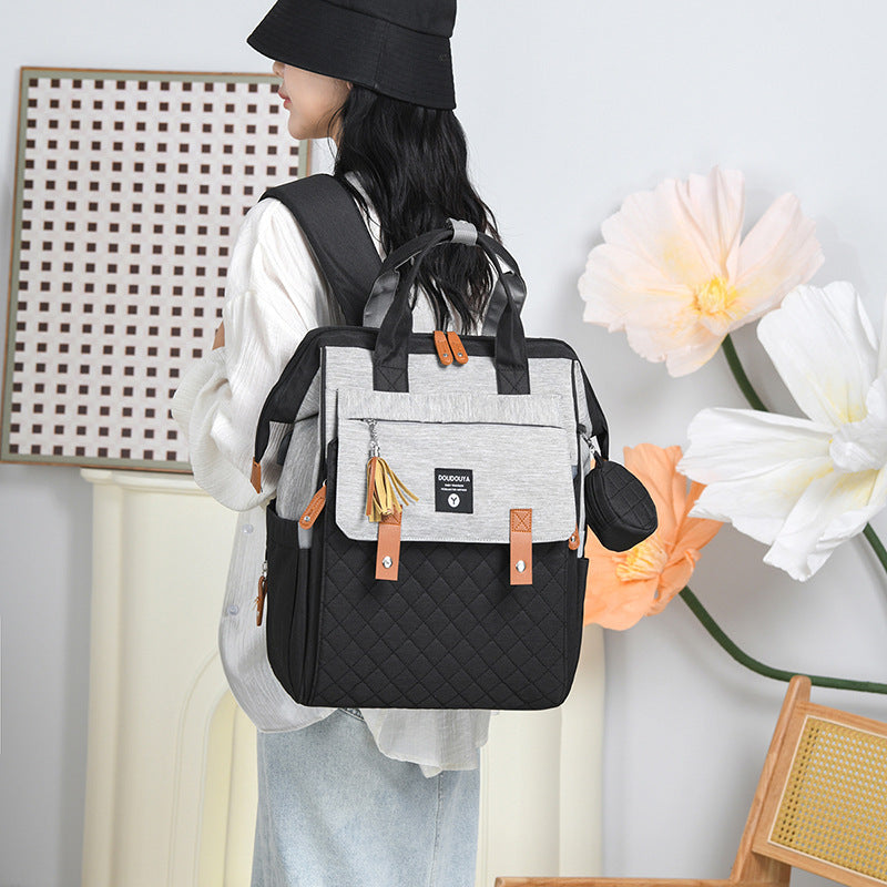 Multifunktionaler gesteppten Windelrucksack Brehn