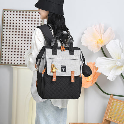 Multifunktionaler gesteppten Windelrucksack Brehn