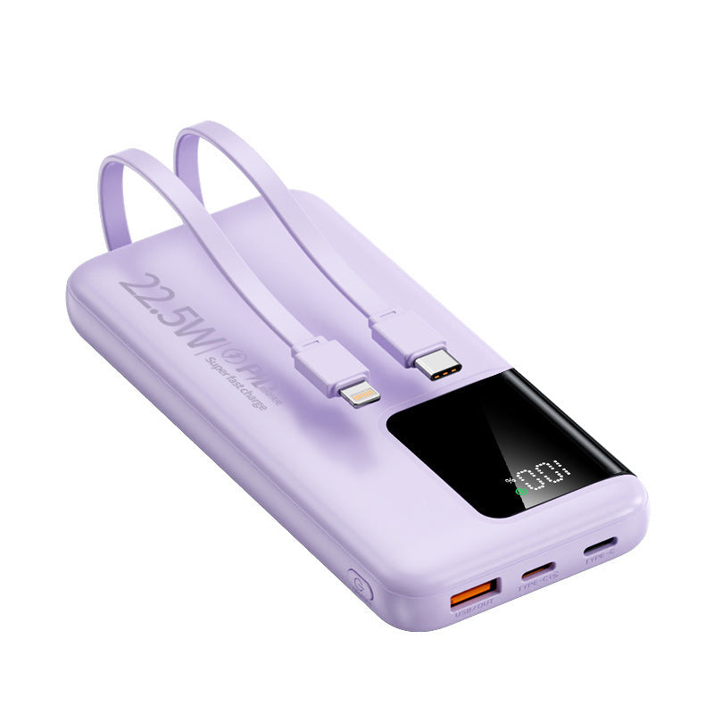 Powerbank mit dualen Schnellladeanschlüssen und digitaler Kapazitätsanzeige Brehn