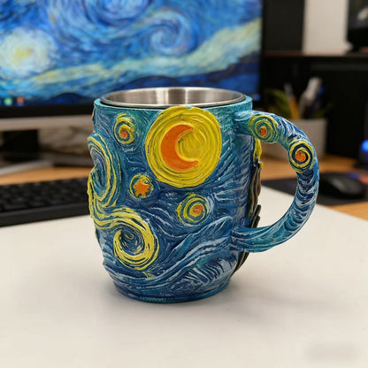 Künstlerische von Sternen erfüllte Nacht-Themen Kaffeetasse Brehn