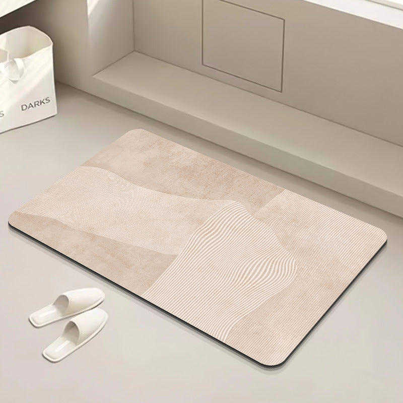 Modern Geometrische Badematte Brehn