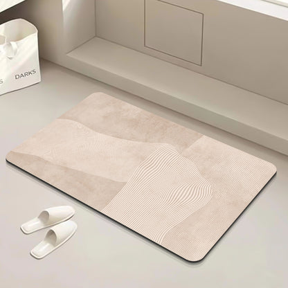 Modern Geometrische Badematte Brehn