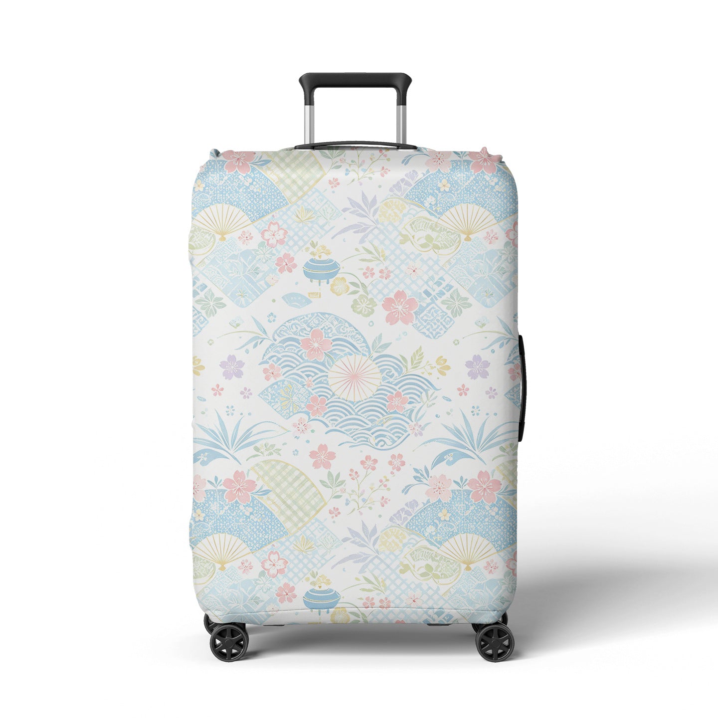 Damen Reisekoffer Brehn Blumendesign mit verstellbarem Griff