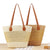 Strohtasche Im Modernen Streifen-Look Brehn
