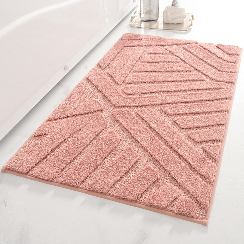 Moderne geometrische Badematte Brehn