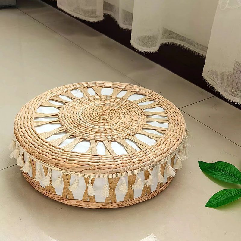 Handgefertigter Pouf Im Boho-Stil Brehn