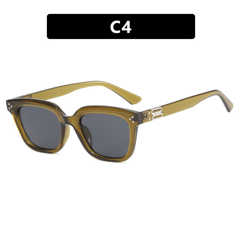 Damen oversized Sonnenbrille im modernen geometrischen Design Brehn