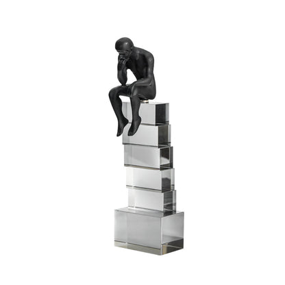 Zeitgenössische reflektierende abstrakte Skulptur