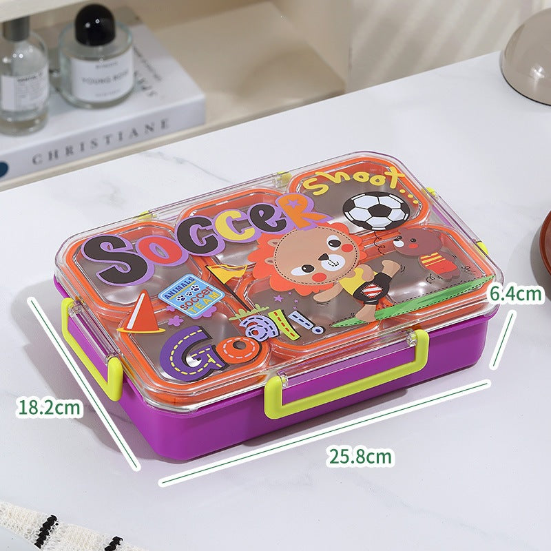 Thematisierte Mehrfach-Kompartiment-Lunchbox