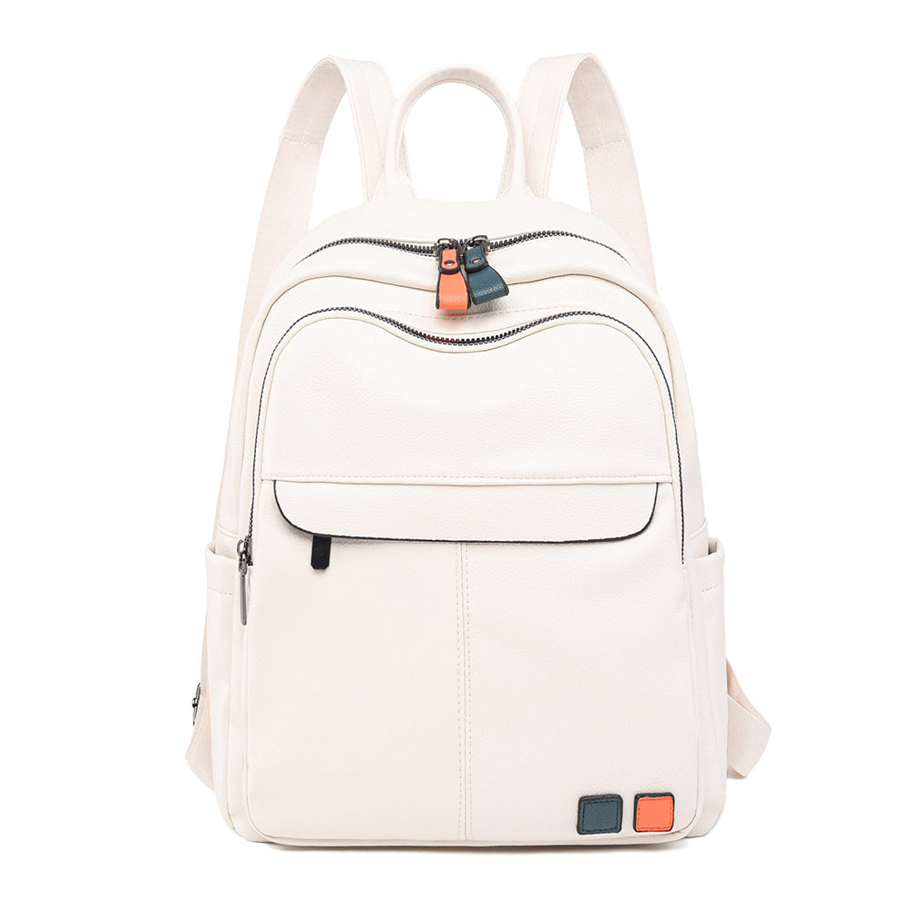 Leder Mehrfachfach Rucksack Brehn