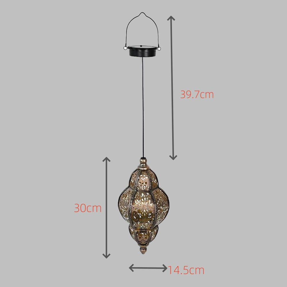 Aufwendige filigrane hängende Projektionspendelleuchte mit verstellbarem Kabel und LED-kompatiblem Socket Brehn