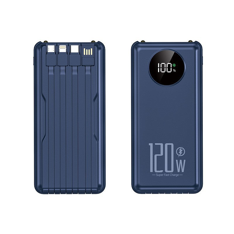 Tragbare Hochleistungs-Powerbank mit Intelligentem Ladekabelmanagement Brehn