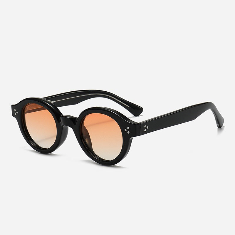 Damen Modische Rund-Sonnenbrille mit stilvollen Akzenten Brehn