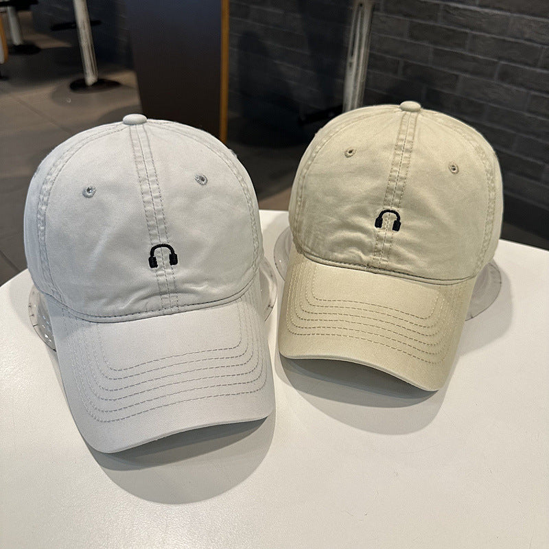 Unisex Baumwoll-Twill-Cap mit einzigartigem Musikemblem Brehn
