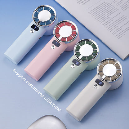 Damen Handventilator mit digitaler Anzeige und 3000mAh Akku Brehn