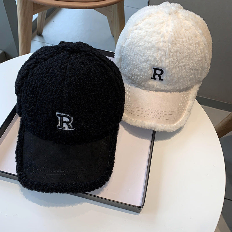 Damen Fuzzy Plush Baseball Cap Brehn