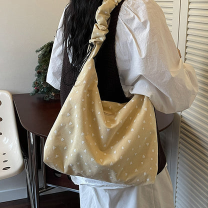 Herzprint Gemütliche Hobo Tasche
