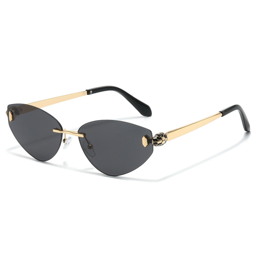 Cat-Eye Vision Shield Sonnenbrille Brehn