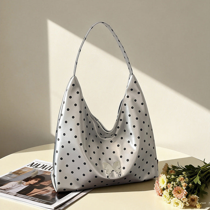 WoChic Punkte Schultertasche Brehn