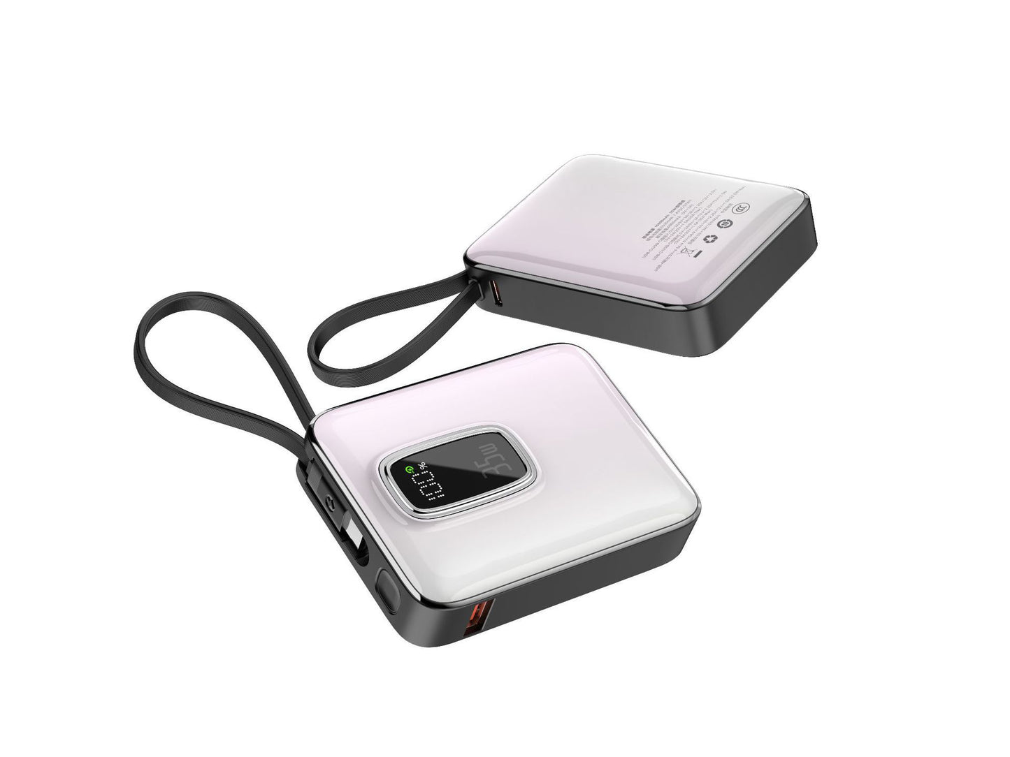 Tragbare Powerbank mit Integrierter Led-Anzeige und Schnellladefunktion Brehn