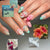 Elegante Kunstnagelkollektion mit floralen Motiven Brehn