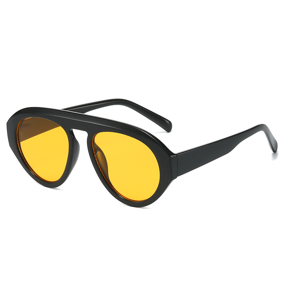 Chic Übergroße Achteckige Sonnenbrille Brehn