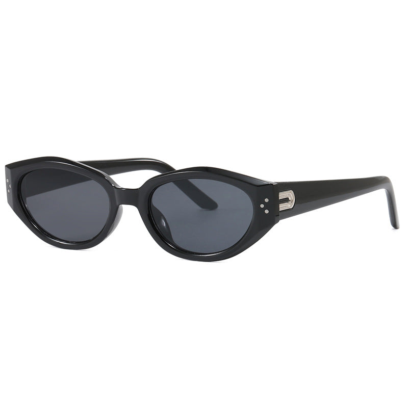Damen modische Sonnenbrille mit animalischem Muster und stylishem Rahmen Brehn