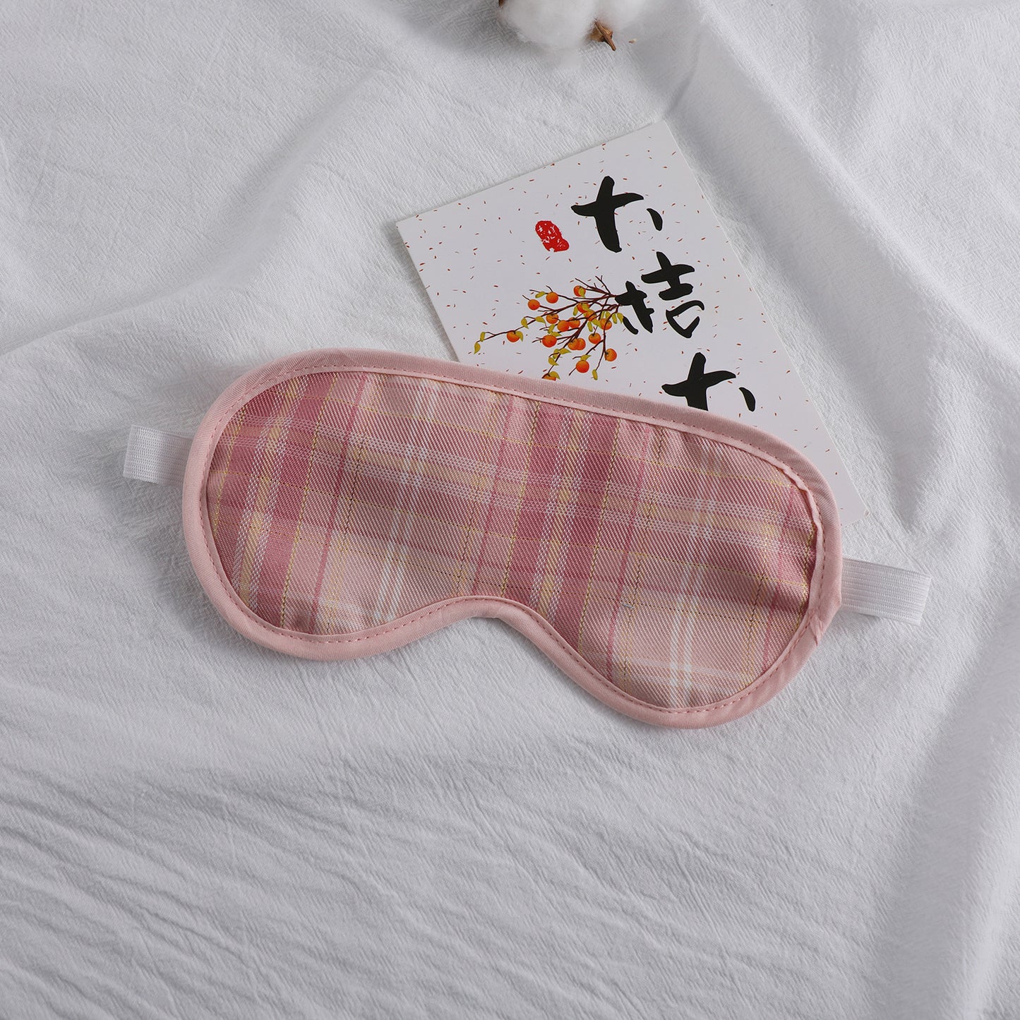 Unisex nan weich gepolsterte Schlafmaske mit verstellbarem Elastikband Brehn