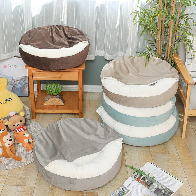 Gemütliches rundes Hundebett