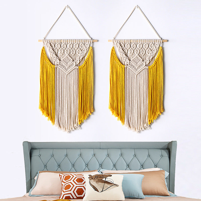 Dekorative Macramé Wandbehang