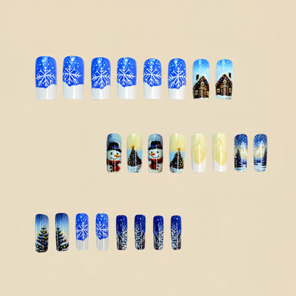 Festliche Winter-Themen Nail Art Brehn
