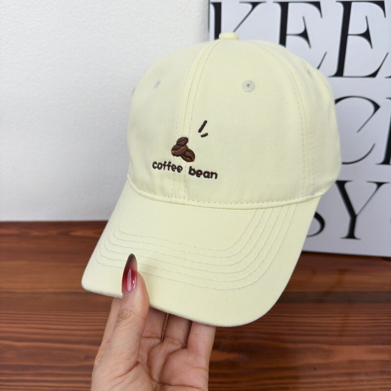 Frauen Bestickte Kaffeebohnen Baseballmütze Brehn