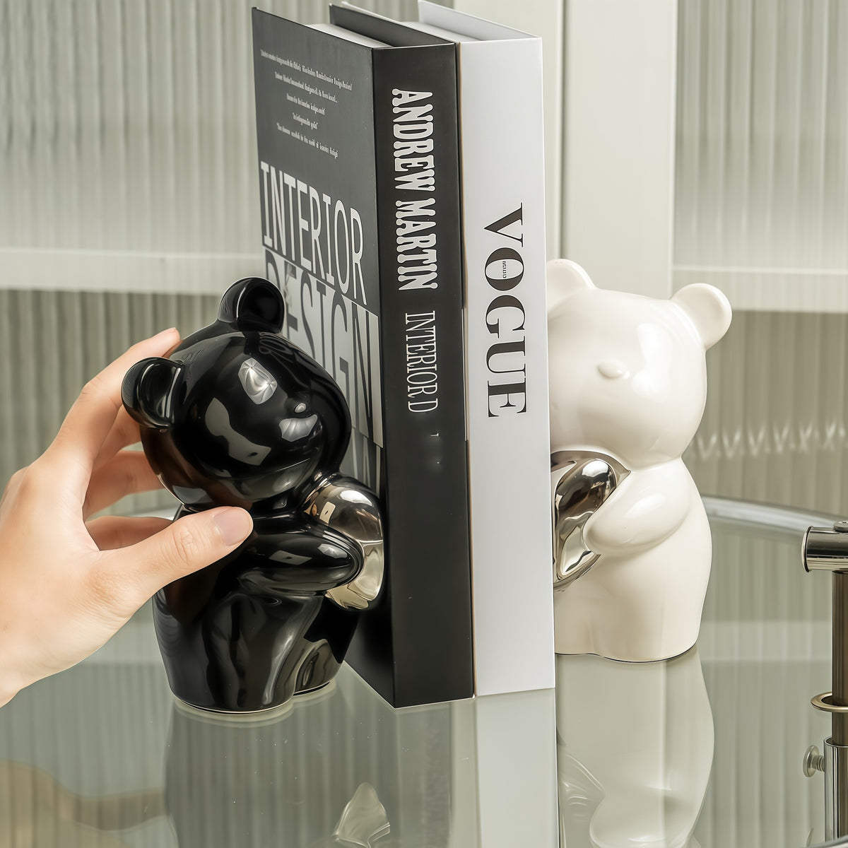 Süße Bärenfigur für die Wohnk dekoration