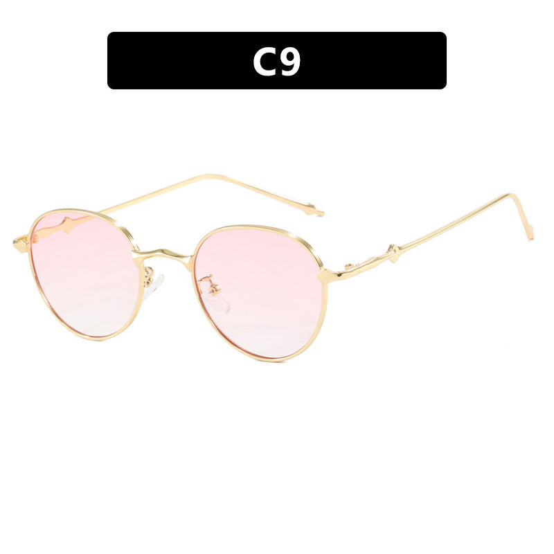Damen elegante Sonnenbrille im modischen Ovale-Design Brehn