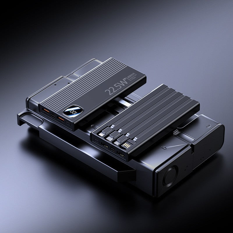 Tragbare Powerbank mit Hochmoderner Schnellladefunktion und Digitaler Anzeige Brehn