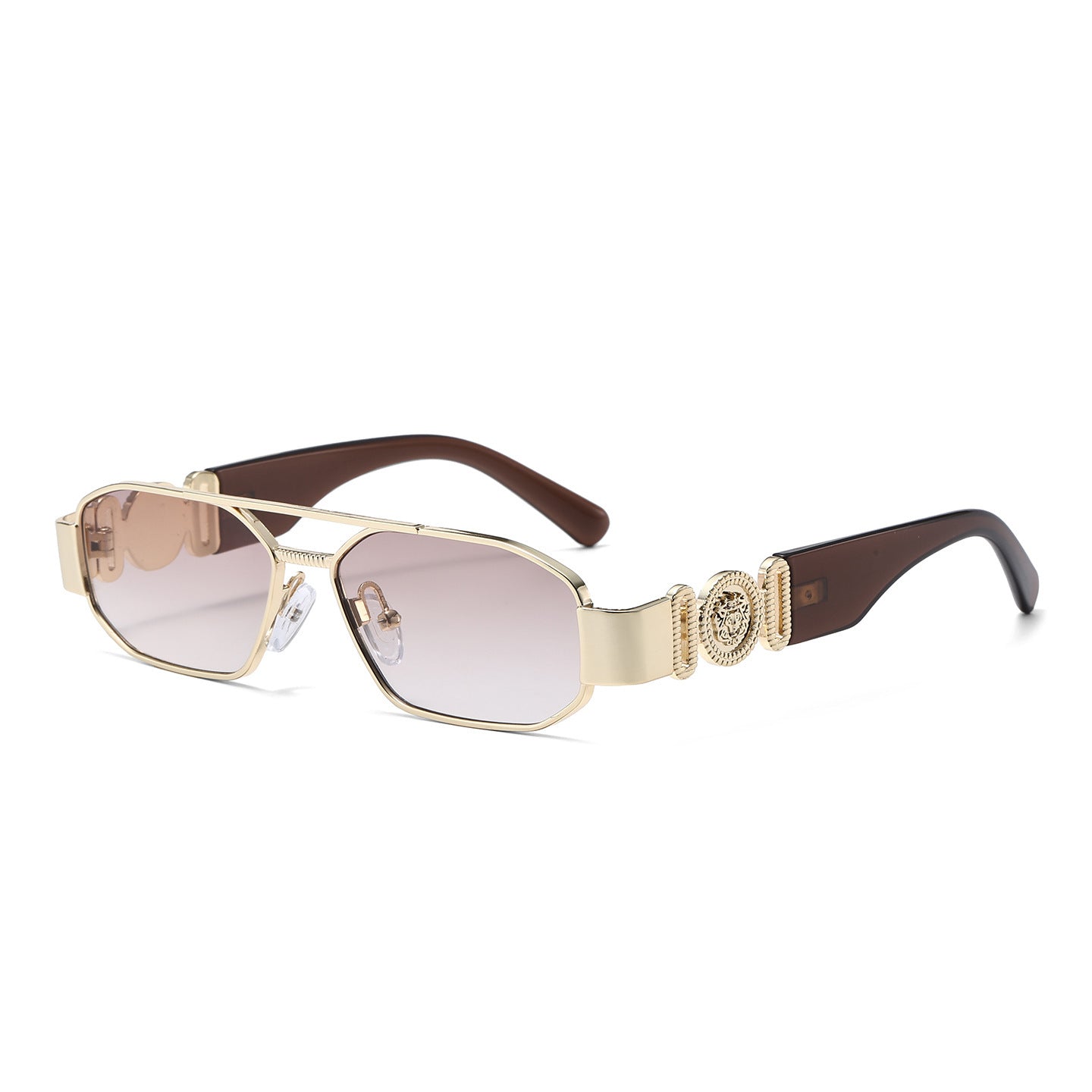 Stylische Übergroße Achtkantige Sonnenbrille Brehn