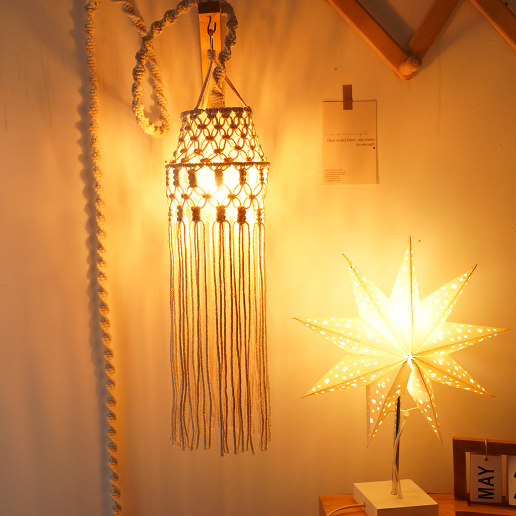 Dekorative Makramee Pendelleuchte Brehn