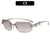 Modische Shield Sonnenbrille mit dekorativen Sternakzenten