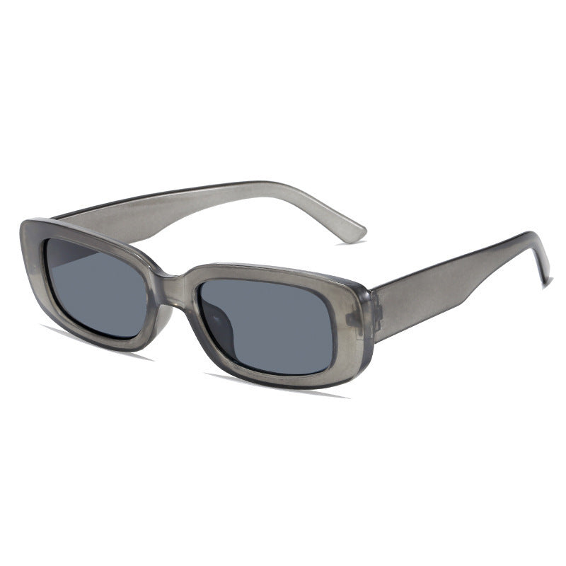 Damen Modische rechteckige Sonnenbrille mit verstellbaren Nasenstege Brehn