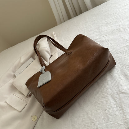 Elegante Faux-Leder Tote Bag