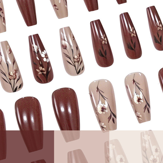 Blumen Design Acryl Nagelverzierungen Brehn