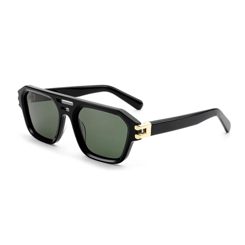 Damen modische Sonnenbrille im luxuriösen Design mit robustem Kunststoffrahmen Brehn